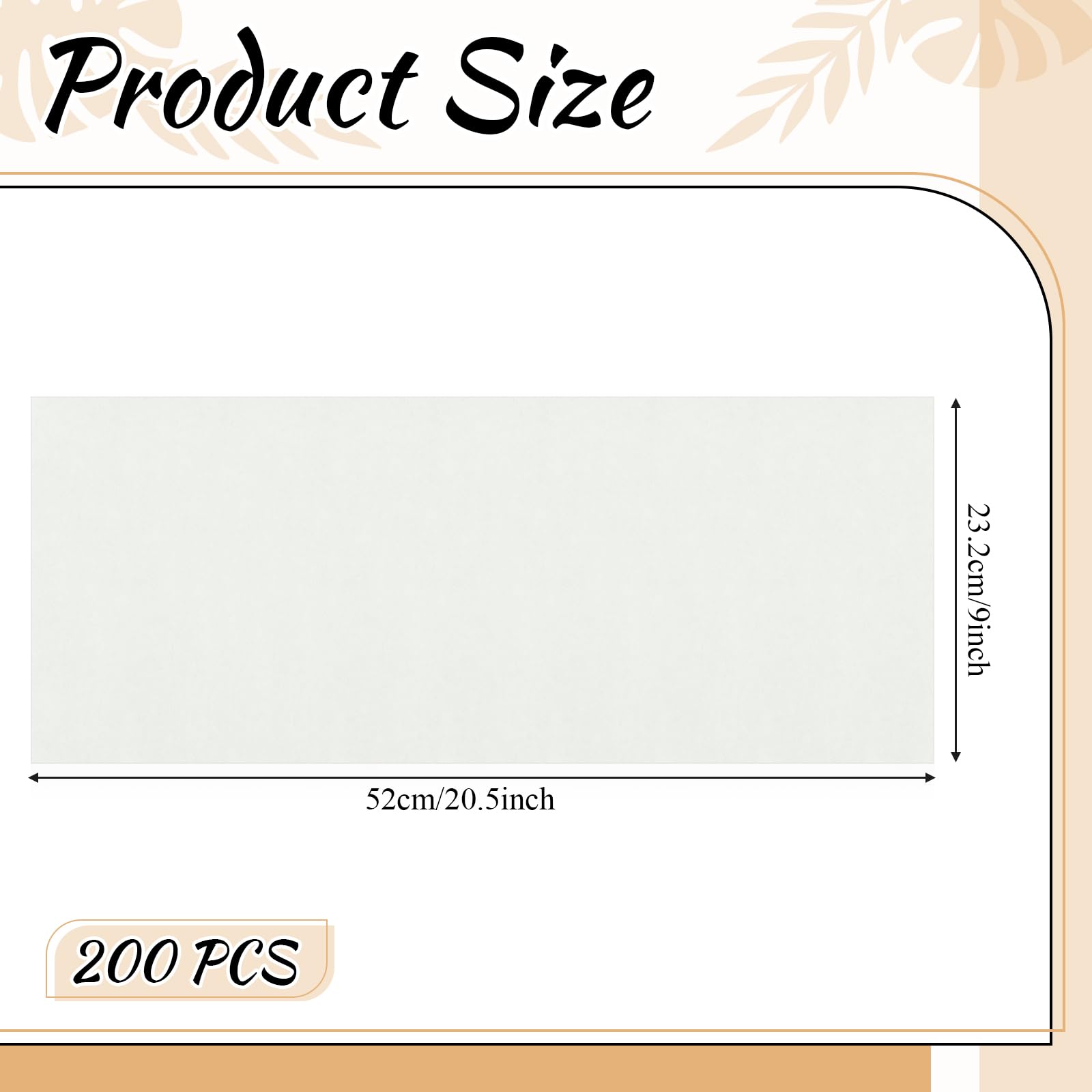 Lincia 200 Pcs Tray Mats Set Freeze Dryer Trays Parchment One Off Paper Precut Food Service Accessories Compatible with Harvest Right Freeze Dryer Trays, White(Large)