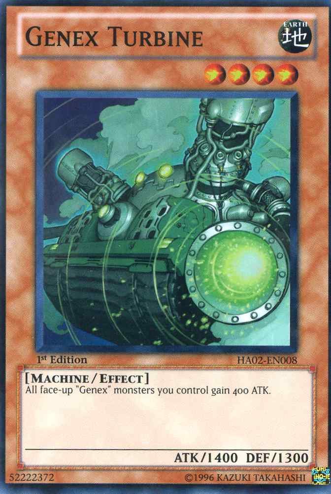 Yu-Gi-Oh! - Genex Turbine (HA02-EN008) - Hidden Arsenal 2-1st Edition