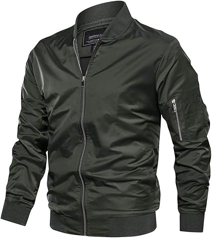 Tacvasen Blouson Bomber Homme Veste Leger Automne Vestes Baseball D Exterieur Veste Classique Softshell Blouson Avec Poches Amazon Fr Sports Et Loisirs