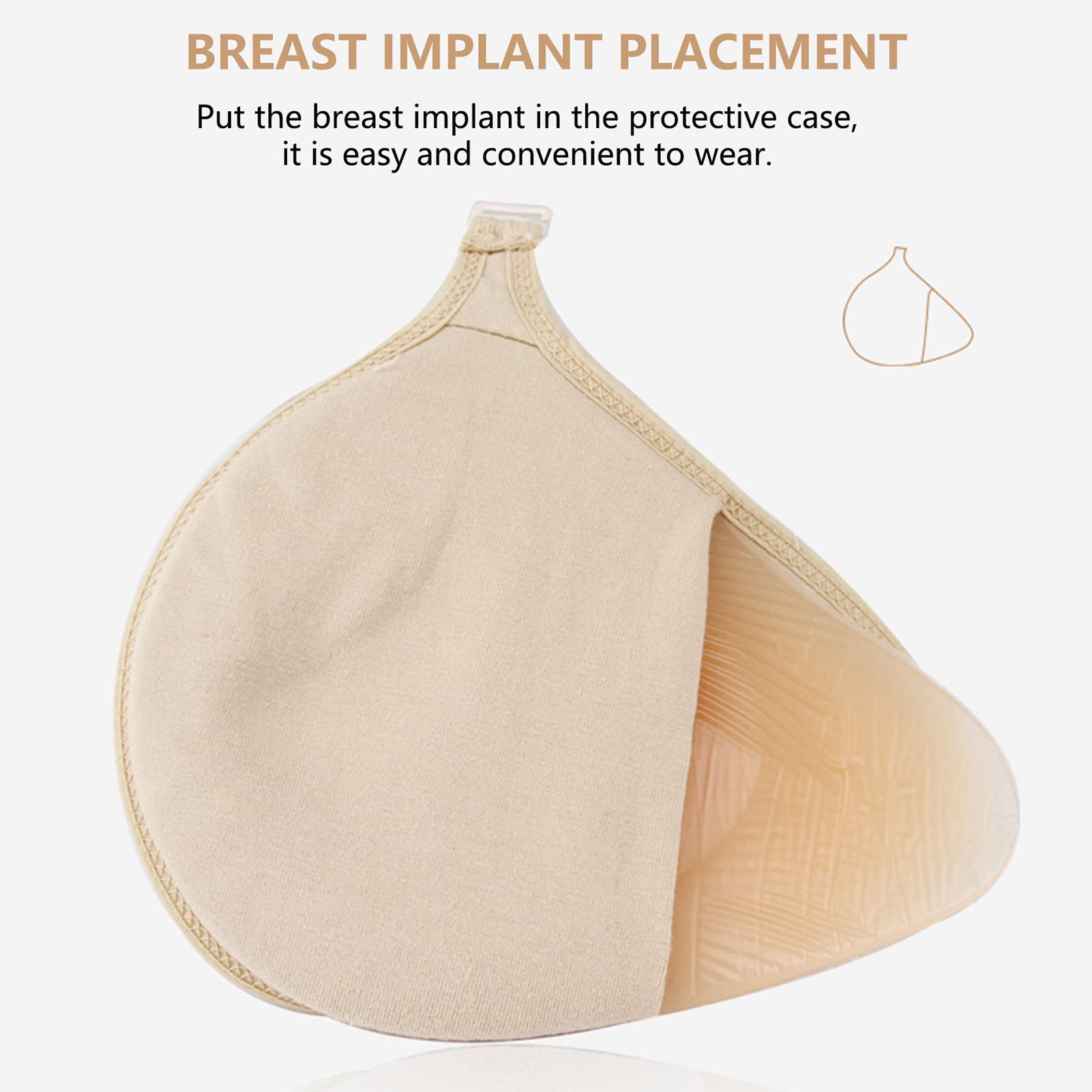 Inserciones Triangulares De Silicona For El Pecho, Almohadillas Con Diseño Gancho, Realzadores Push-up For Uso Diario Y En Trajes Baño