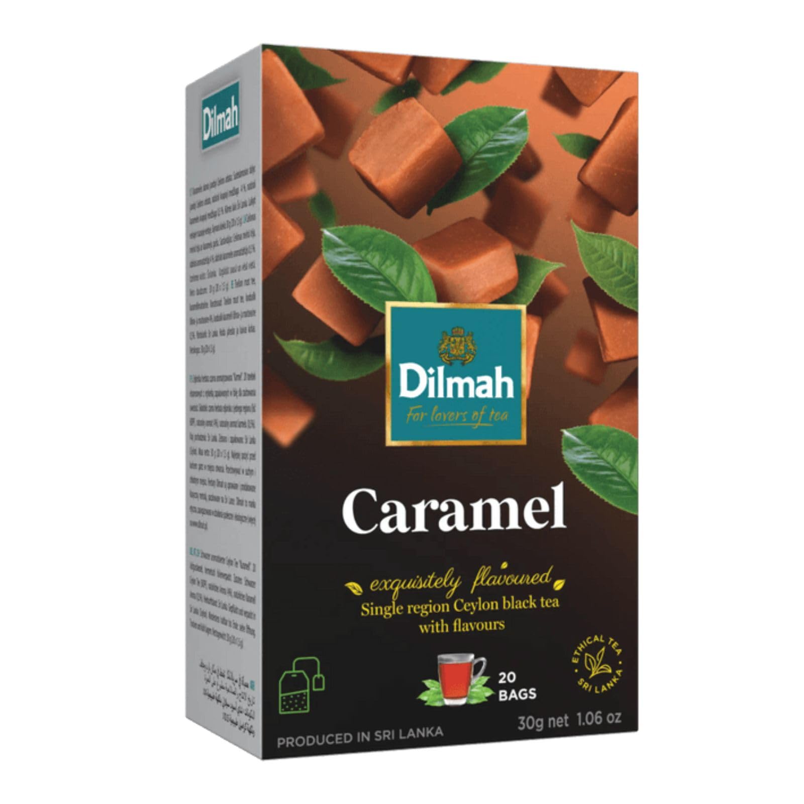 Caramel Flavored Ceylon Black Tea - 20 Tea Bags