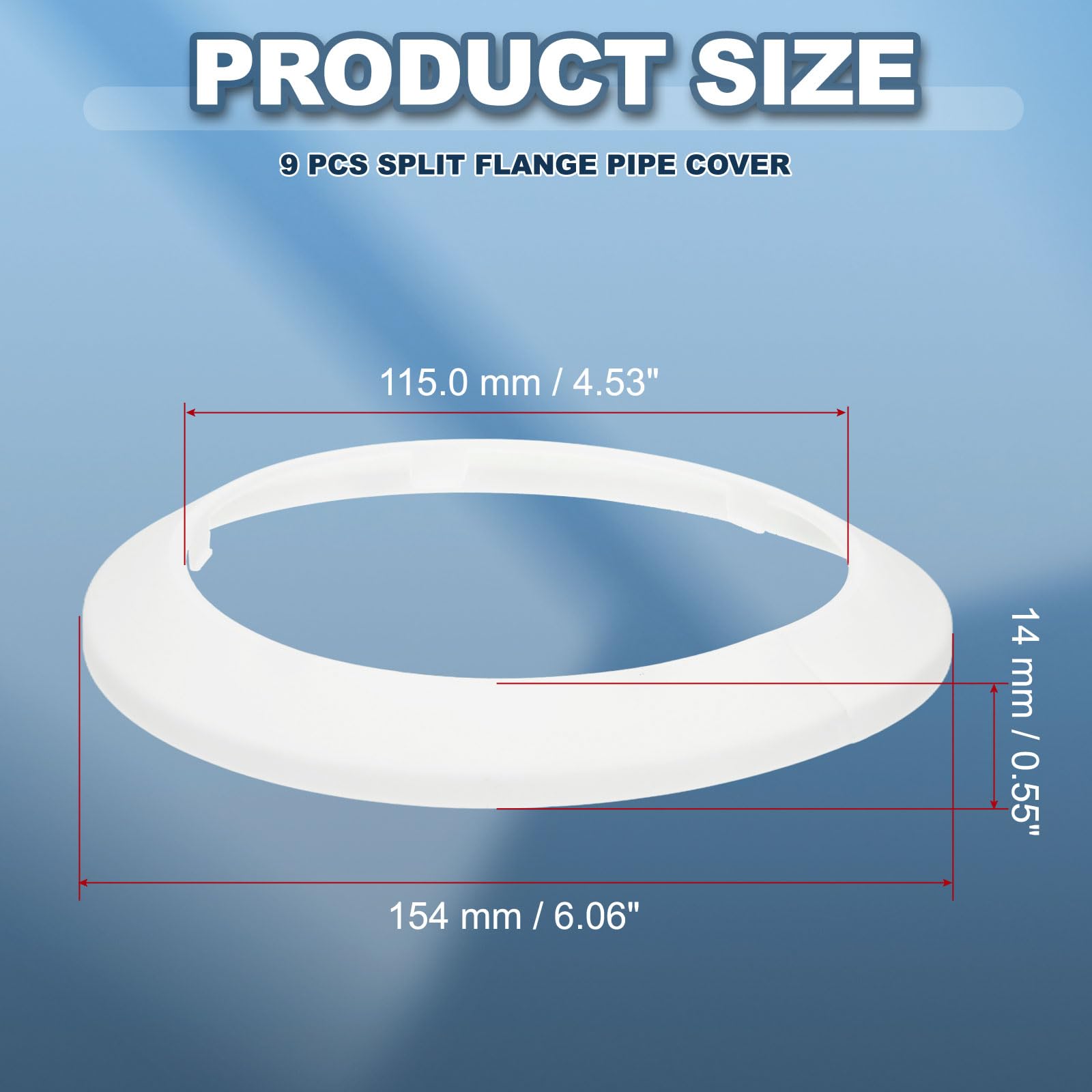 PATIKIL 115mm Plumbing Cover Plates - Image 2