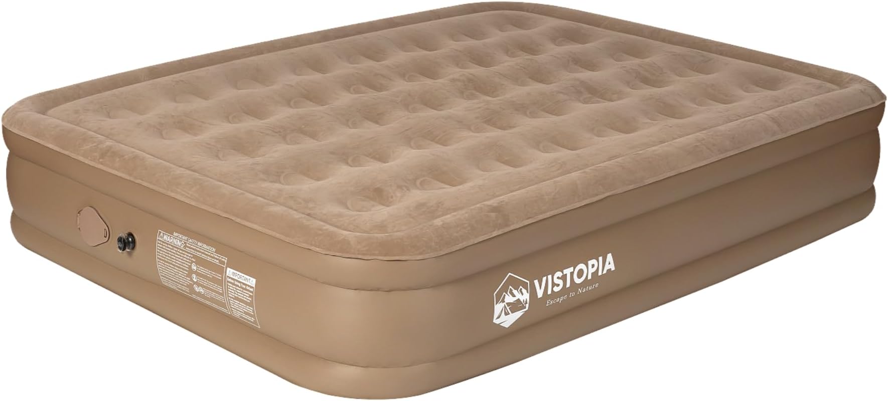 Vistopia Queen Size Camping Air Mattress Free Charging