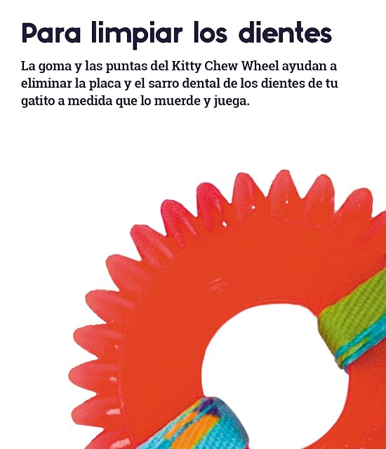 Foto 4 de 6 de Petstages Kitty Chew Wheel - Juguete para morder para Gatos - Aromatizado con Hierba gatera