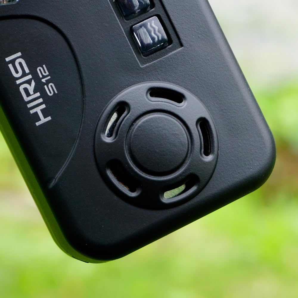 Hirisi Tackle Detector de picada de carpa con radio, mando a distancia (receptor de radio), con función de linterna, sensibilidad ajustable, volumen y pitido, juego de alarma de picada