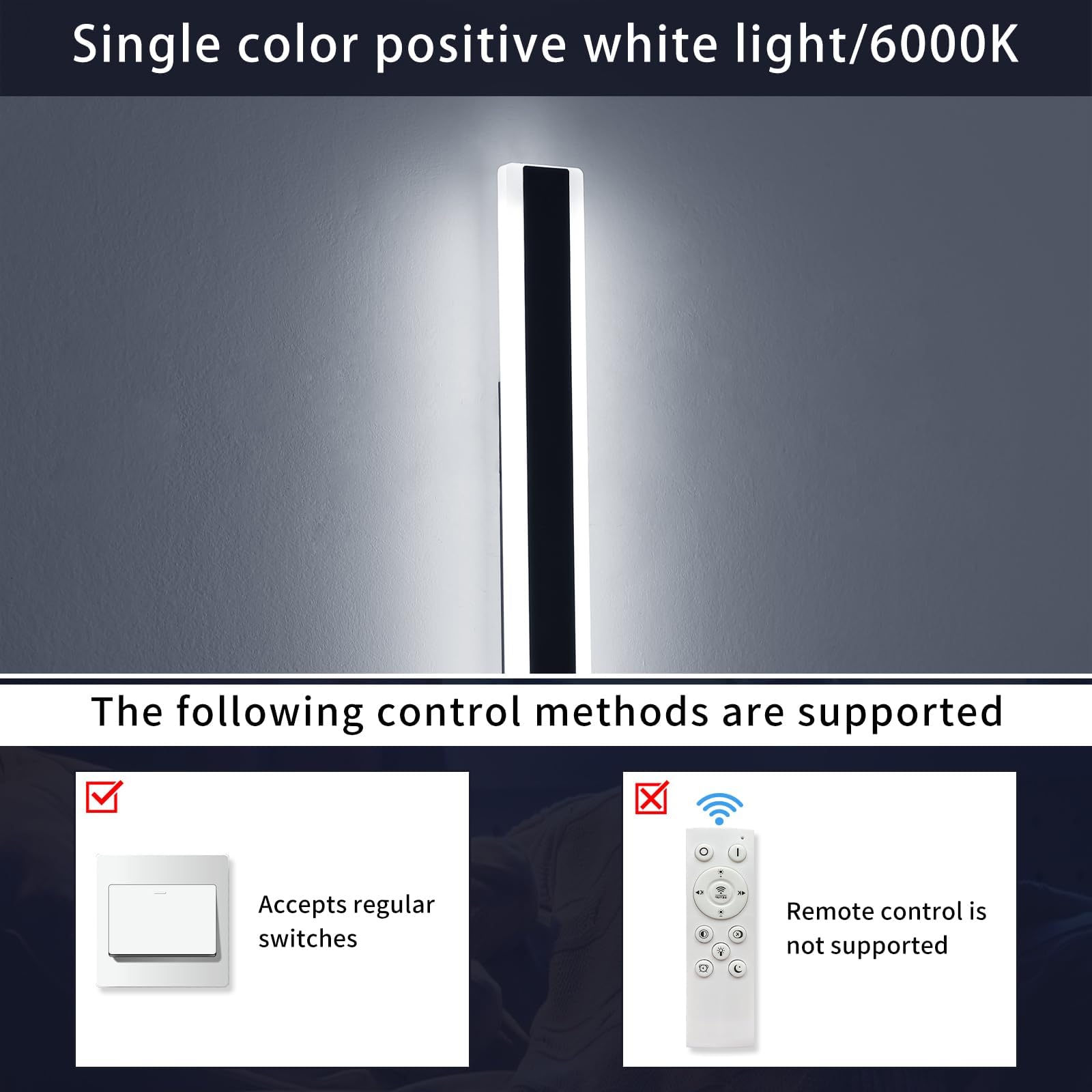 Mikeru 100cm Outdoor LED Wall Light - Image 3