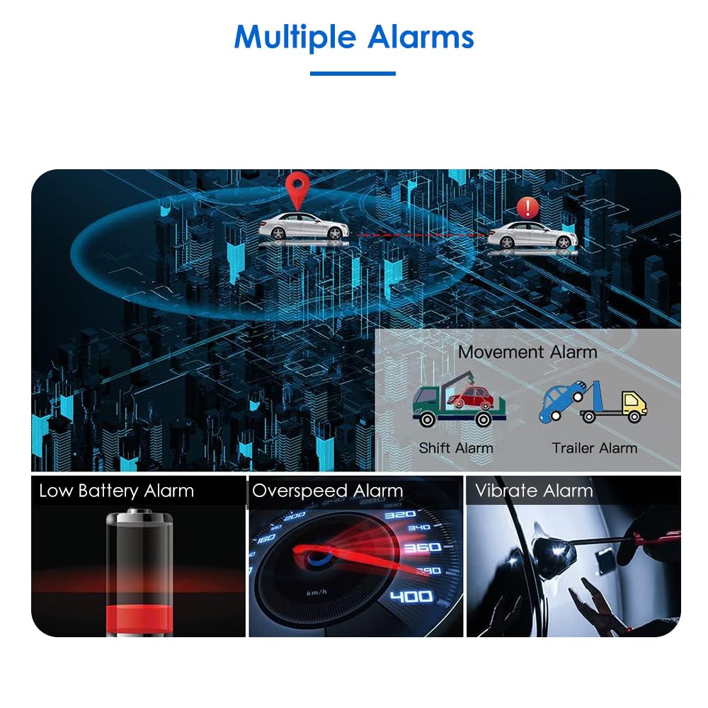Micro Localizzatore GPS Tracker per Auto Moto Anziani, Mini GPS Spia 1500mah Posizionamento ogni 10 Secondi Antifurto Allarmi Magnete Potente Tracciamento Globale in Tempo Reale