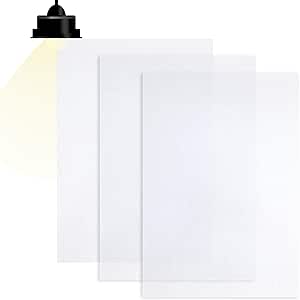 Amazon.com : 3 Pack Light Diffuser Sheet Adhesive Sticker Soften Light ...