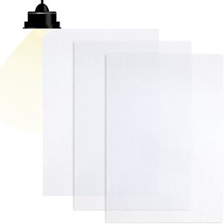 3 Pack Light Diffuser Sheet Adhesive Sticker Soften Light Diffuser Film LED Dimming Film Thick 8.2x11.8inches