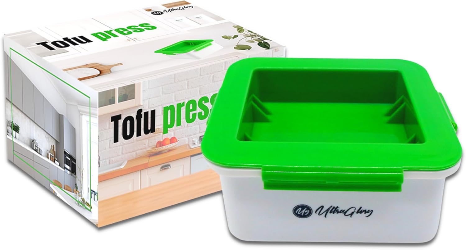 Tofu Presse Entwässerung - 3-Schicht System Für Festen Tofu