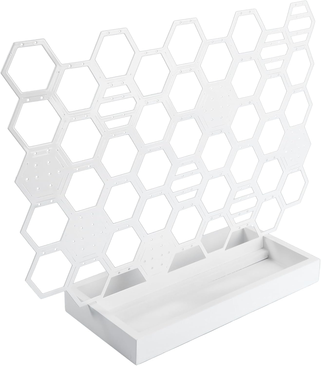 LIFKOME Honeycomb Earring Display Stand Multi-Layer Jewelry Storage Rack for Stud Earrings Creative Organizer for Accessories and Jewelry Display