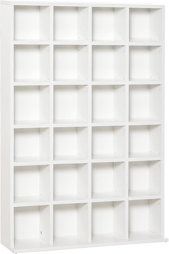 480 CD / 312 DVD Storage Shelf Rack Media Storage Unit Shelves