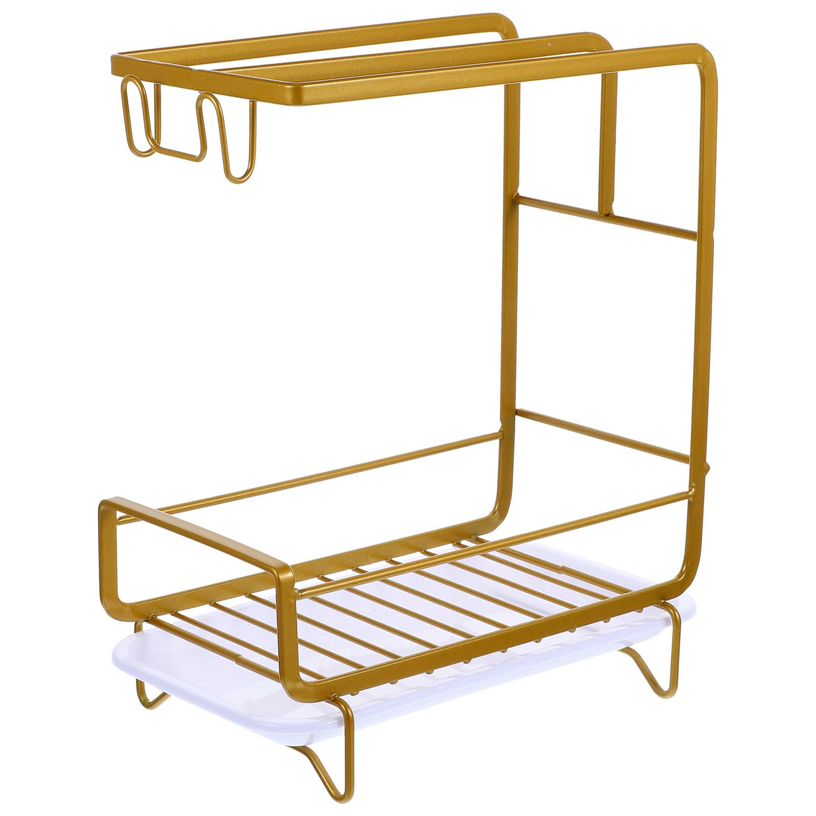 Organisateur cuisine avec porte-éponge et égouttoir malin