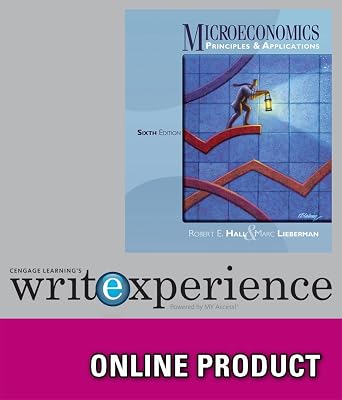 Cengage Learning Write Experience 2.0 Powered by MyAccess with eBook for Hall/Liebermans Microeconomics Principles and Applications, 6th Edition