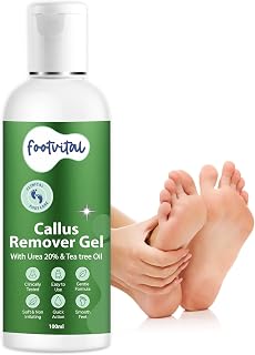 Footvital Foot Care Gel with Urea & Tea Tree Oil – 100 ml - Skin Softening & Smoothing Gel for Rough-Feeling Feet, Daily F... Price In India