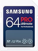 Vista 15 de Samsung PRO Ultimate - Tarjeta de memoria de tamaño completo+lector USB, SDXC de 256 GB, hasta 200 MB/s, 4K UHD, UHS-I, C10, U3, V30, A2