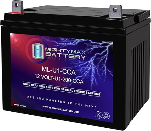Mighty Max Battery Batería ML-U1 12V 200CCA para tractor y cortacésped Troy-Bilt 18 HP