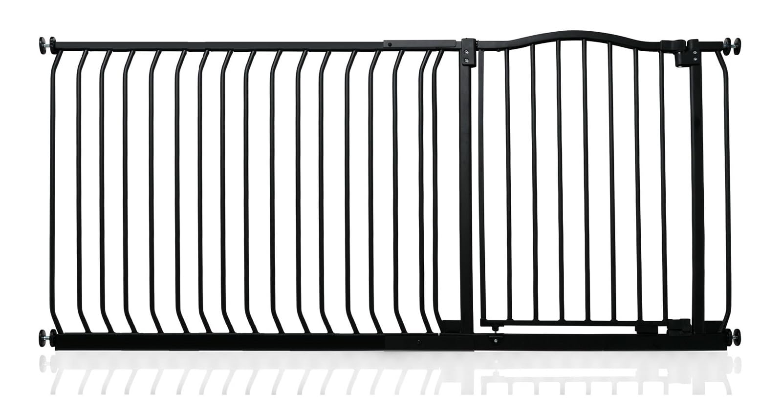 Safetots Curved Top Safety Gate, 71cm - 80cm, Matt White, Pressure Fit Stair Gate, Baby Gate for Doors Hallways and Spaces, Safety Barrier, Easy Installation — view 68