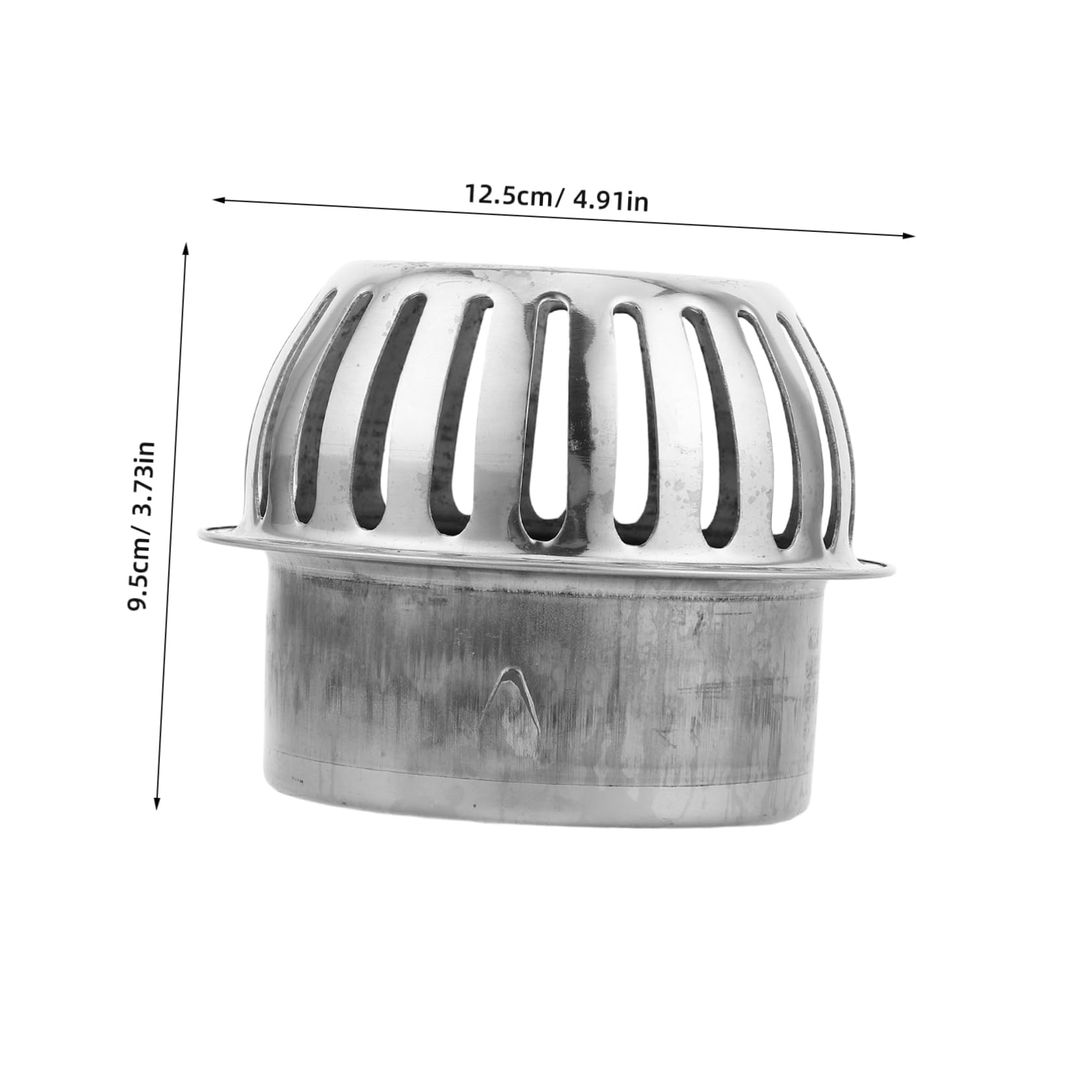 Homoyoyo Couvercle de Drain Acier Inoxydable pour Gouttière Protection Blocage avec Conception à Haute Capacité pour Évacuation Rapide des Eaux Pluviales Prévention des Débris et