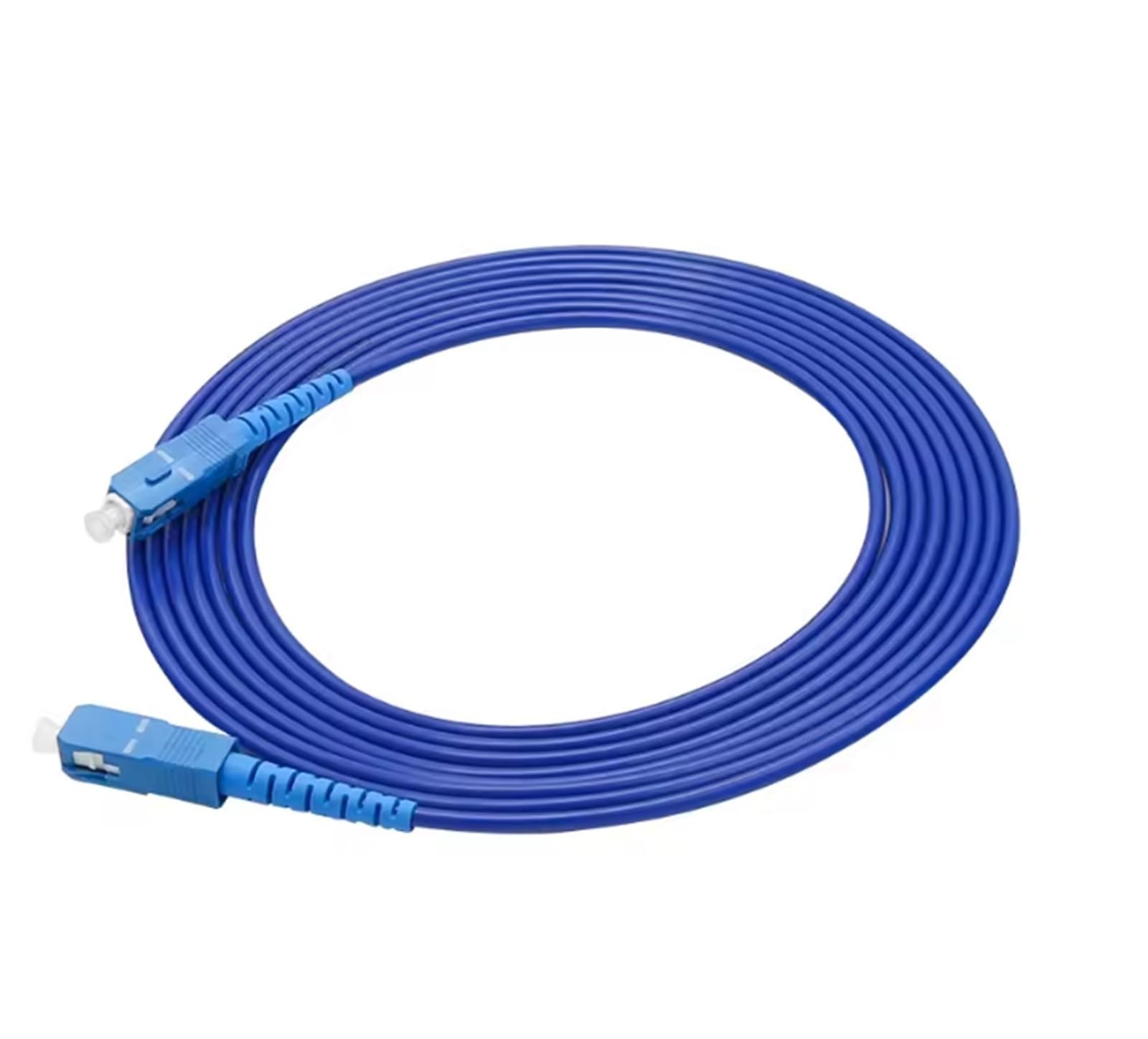 Câble de raccordement à fibre optique à 2 conducteurs blindé - 1 m, 2 m, 3 m, 5 m, 10 m, 15 m, 20 m, 25 m, 30 m - Bleu - 2 fibres LC, STSCA, LCA, FC, SM, ftth - Pont monomode 2C (SC-SC 30 m, 1