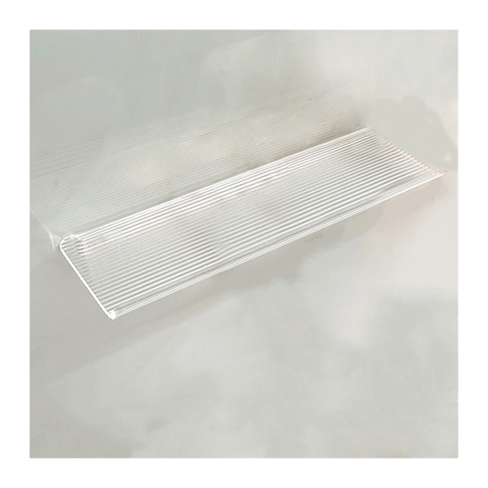 TENGJU Bathroom Storage Shelves Plastic Storage Rack Toilet Supplies Storage Rack Single Layer Wall Mounted Plastic Storage Rack