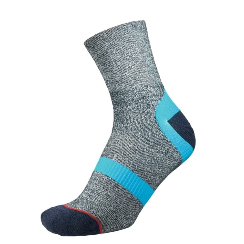 1000 Mile Womens 1999klm Socks, Navy Marl Kingfisher, M-L EU