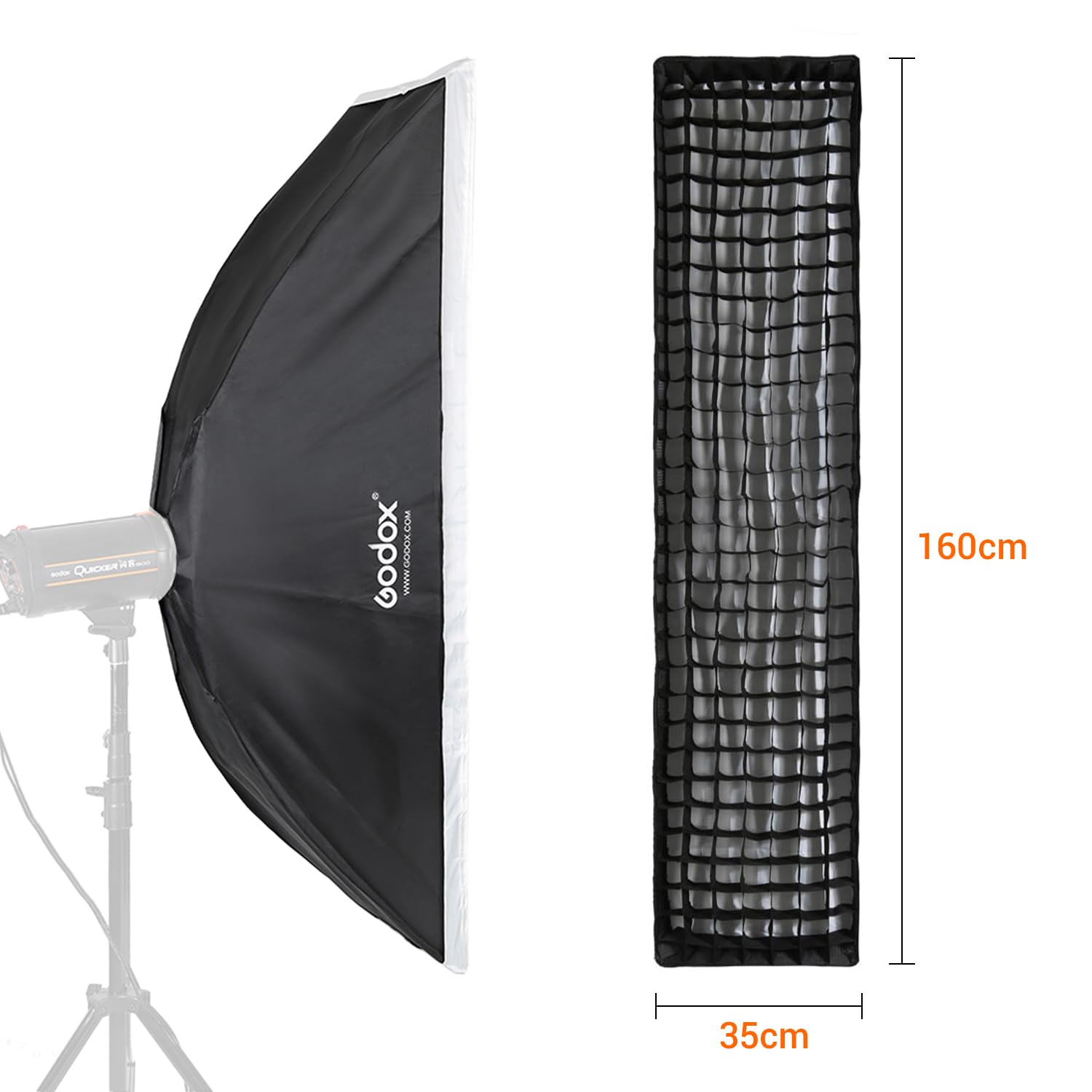 Godox Boîte à lumière 60 x 60 cm avec Grille pour FL150