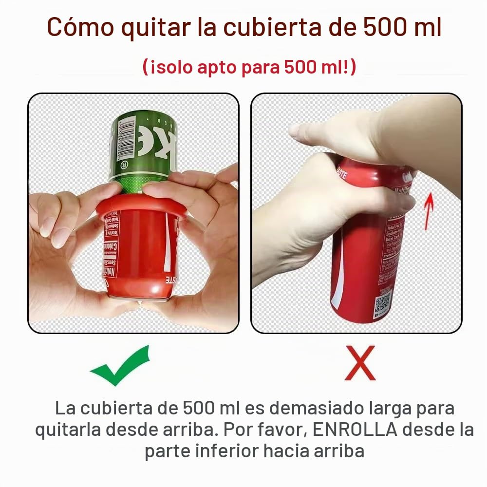 Funda para botella de cerveza de cola para cerveza, funda para botella de cerveza, bolsa térmica compatible con viajes de camping, senderismo, Hide a lata, 2 unidades de 500 ml, rojo