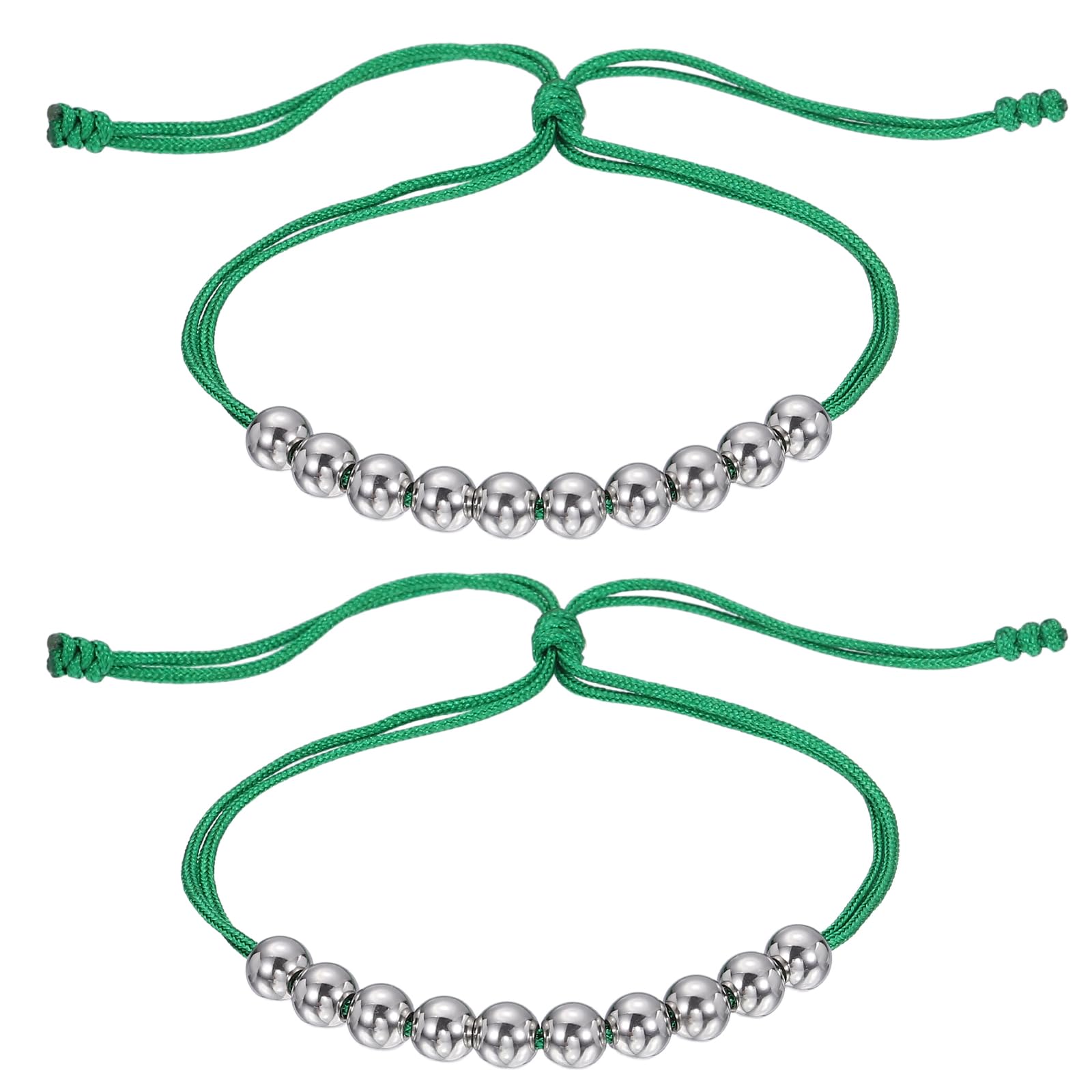 PATIKIL Golf Beads Score Counter, 2 Pcs Golf Stroke Counter Beads Easy to Adjust Golf Accessories for Women Men Golfer Strokes Count, Green