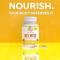 Vista 4 de Dr. Danielle's Bee Well (jalea real 0.05 oz, propóleo 0.035 oz, polen de abeja 0.026 oz) en 4 cápsulas diarias