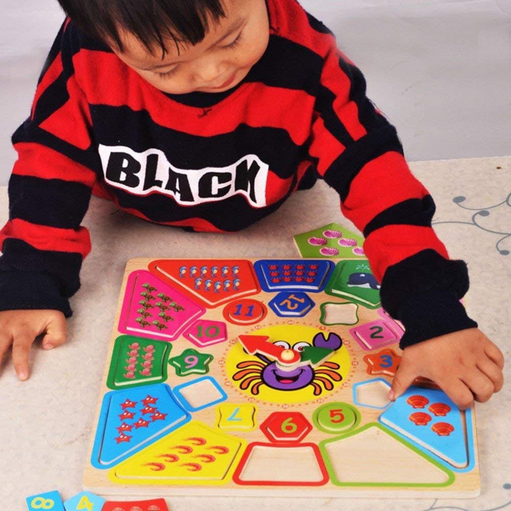 Zest 4 Toyz Sorting Clock Jigsaw Puzzle Educational Toy for Kids Learning Clock Through Fun & Play Age 3 Years and Up - Image 9 thumbnail