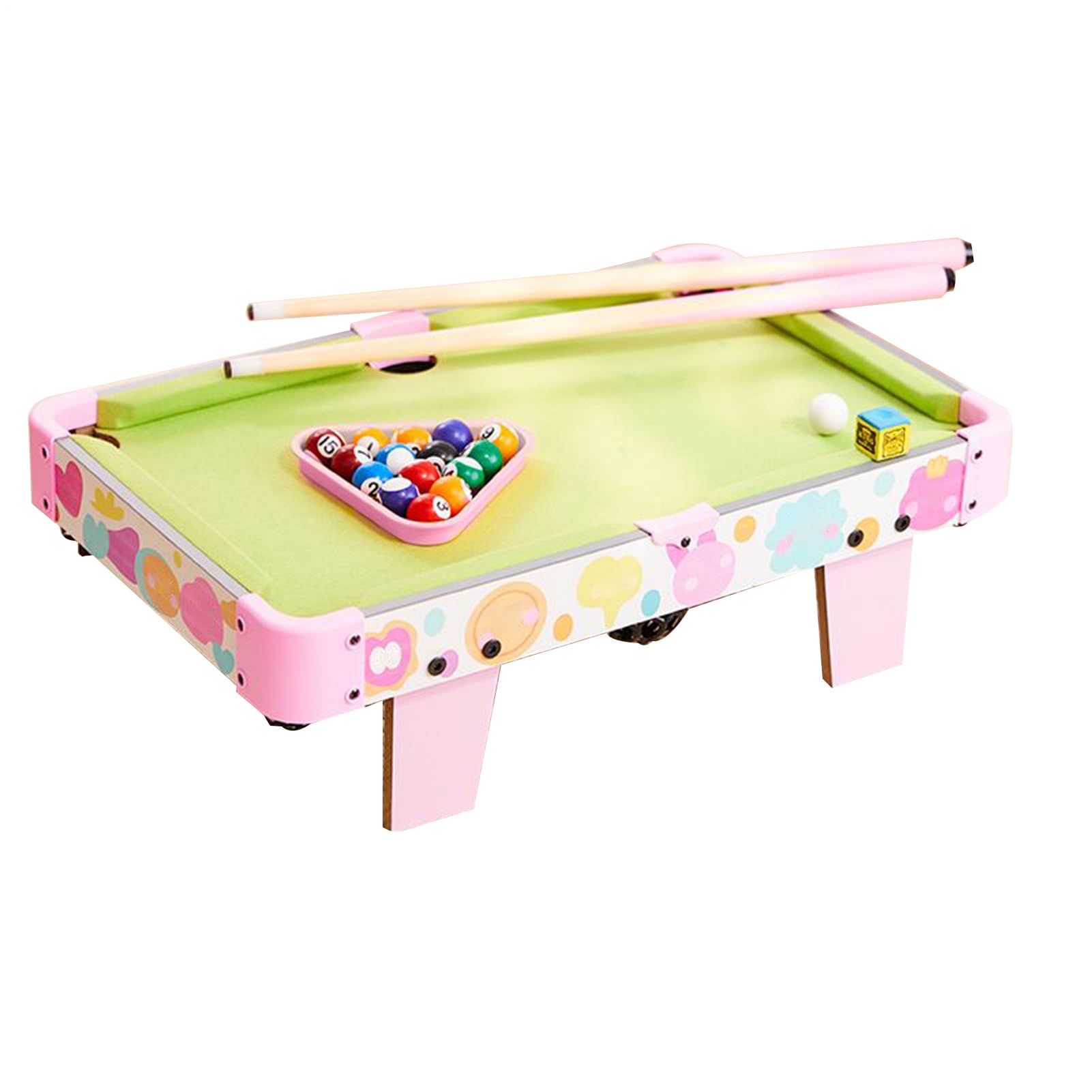 Biliardo Per Bambini Pieghevole Portatile Divertente Ed Educativo | Tavolo Da Biliardo In Miniatura Con Palle E Stecche per Adulti Famiglia Casa Interno Esterno Salone Camera da Sala Giochi
