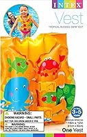 Vista 4 de Intex 1 paquete de chaleco de natación Tropical Buddies #59661EP Edades 3-5