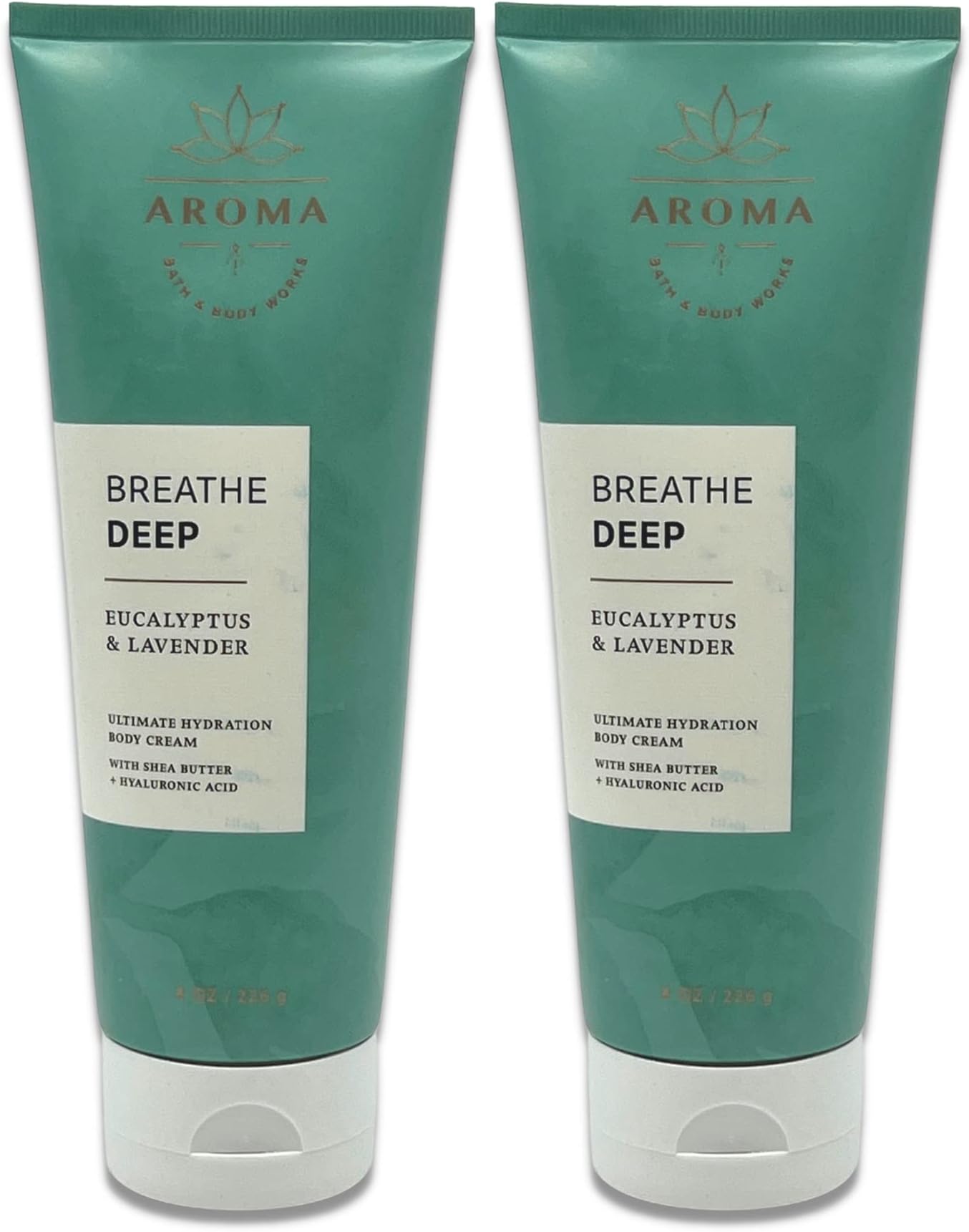 Aromatherapy - Breathe Deep Eucalyptus & Lavender - Ultimate Hydration Body Cream - Pack of 2-8oz