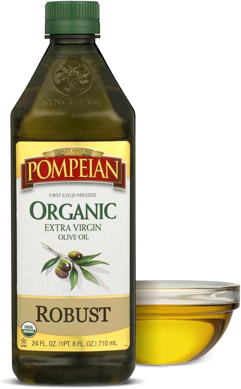 Pompeian Organic Extra Virgin Olive Oil - 24 Ounce