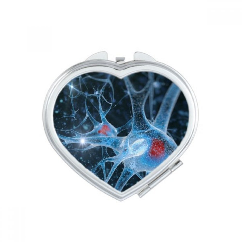 Miroir compact maquillage Australie aux finitions soignées et design cœur de poche durable
