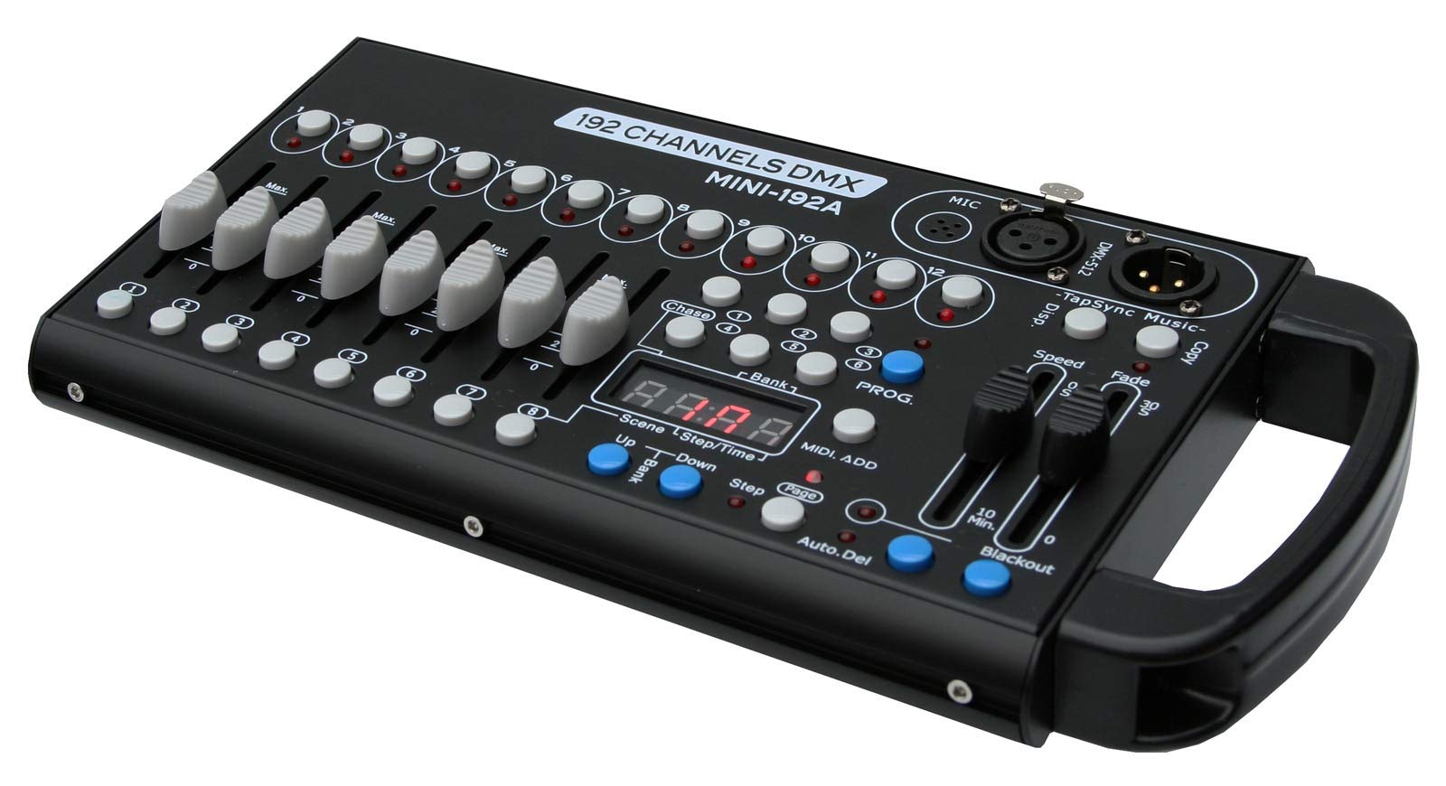 E-Lektron C-192A DMX Controller 192-Kanal Lichteffekt Steuerpult Lichtsteuerung
