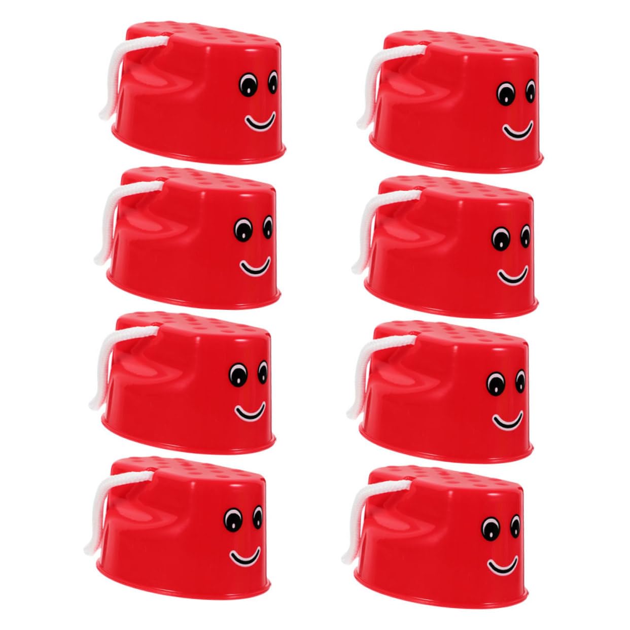 TOYANDONA 8 Piezas Zancos para Cubos de Plástico para Caminar Juguetes de Equilibrio para Desarrollo Motor Entrenamiento de Coordinación para Actividades