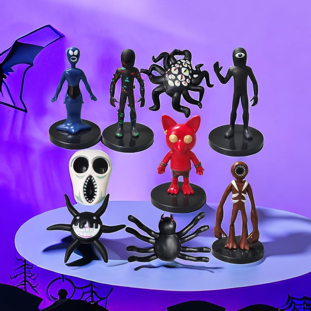 9 PCS Action Figure Toys Model Dolls Children's Gifts Halloween Thanksgiving Christmas Birthday Party Toys - Image 4