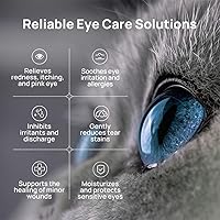 Vista 3 de HICC PET Dog Eye Gel, Vet-Recommended Dog Eye Infection Treatment, Cat Eye Drops Wash, Soothes Irritation, Moisturizes Dry Eyes, Pet Eye Drops