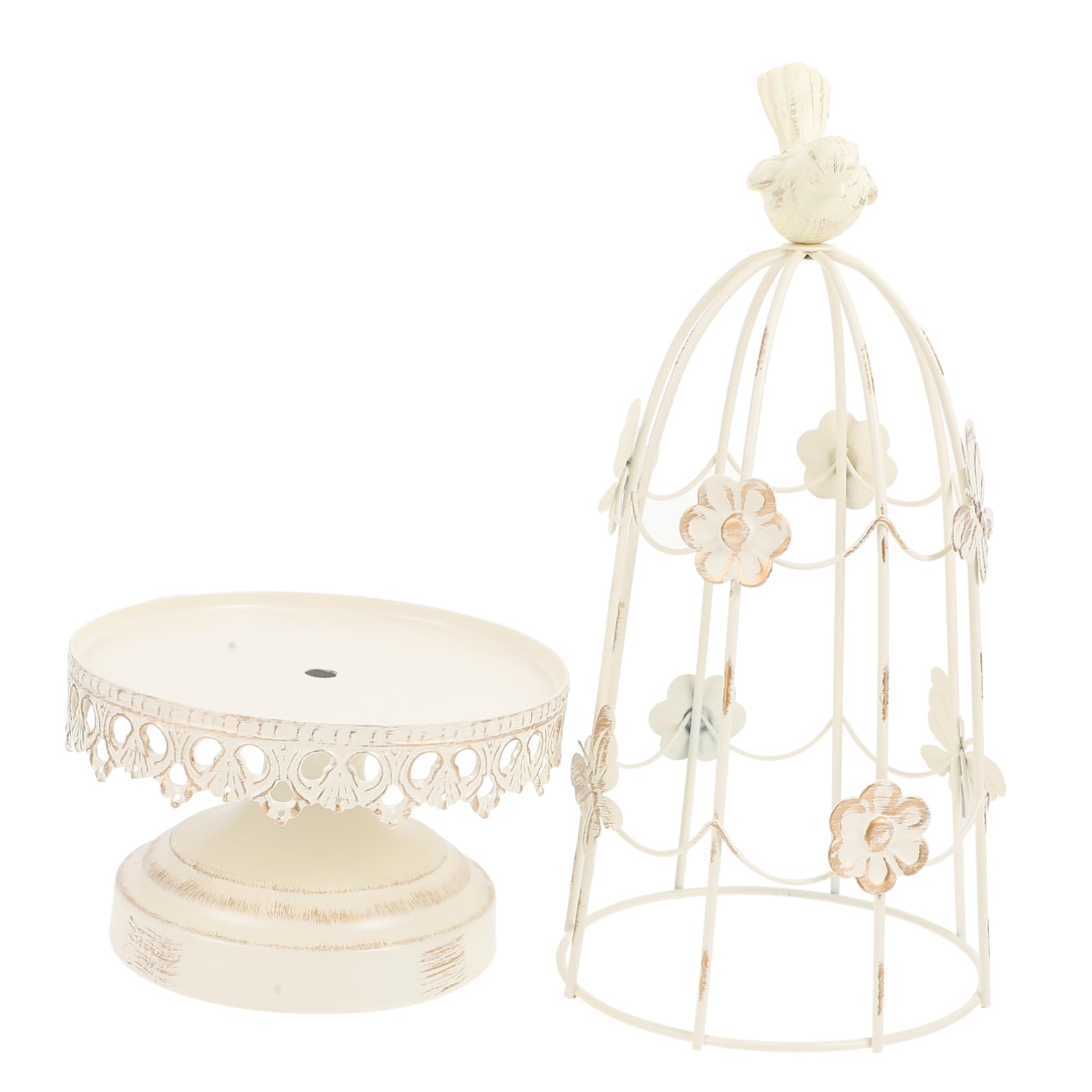 Chandelier rétro cage pour stabiliser vos bougies et protéger vos meubles