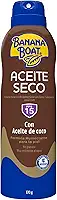 Banana Boat Bronzeador Óleo Aerossol FPS 15 170ml | Com Cenoura e Óleo de Coco | Proteção Solar Moderada e Pele Hidratada
