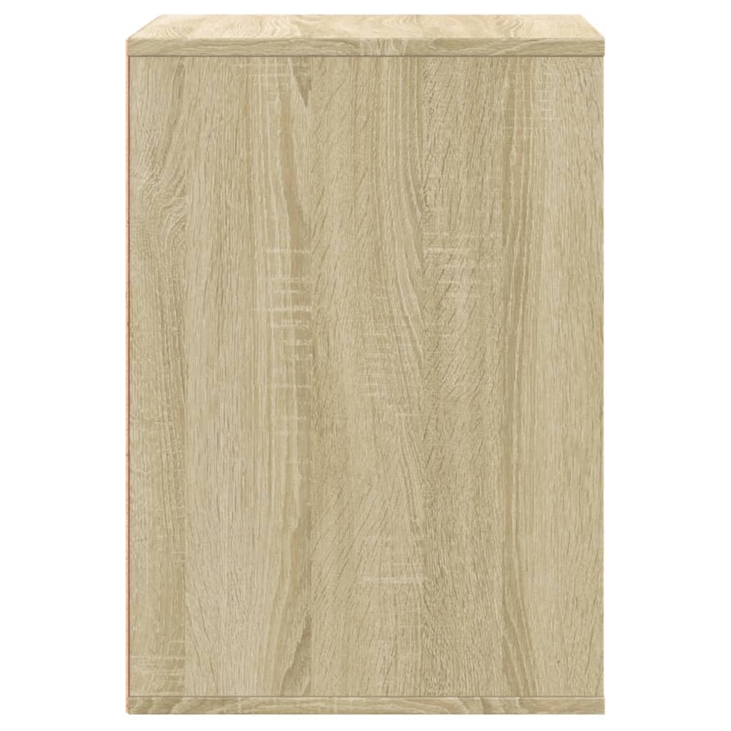 Ladekast 60x41x76 cm bewerkt hout zwart | -nl