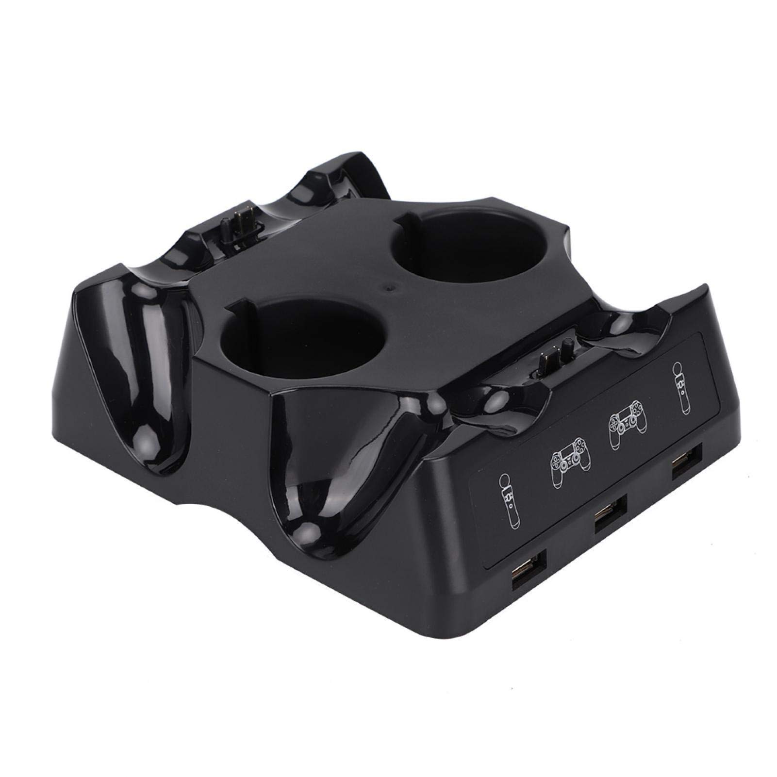 Dock di ricarica, controller di ricarica multifunzione DC 5V Quattro dock di ricarica per PS4/PS4/PS4 VR