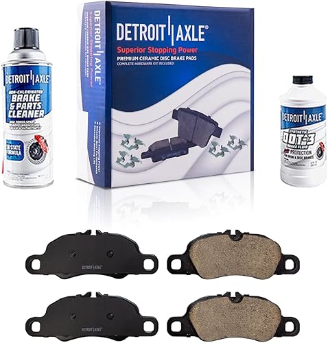 Miniatura 108 de Detroit Axle - Pastillas de Freno Delantero para Chevrolet Captiva Sport Equinox Pontiac Torrent Saturn Vue Suzuki XL-7, Pastillas de Freno Cerámica