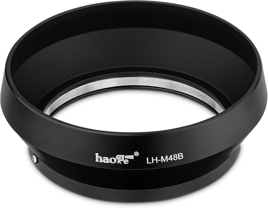 Amazon.com : Haoge LH-M48B Metal Lens Hood Shade for Olympus M
