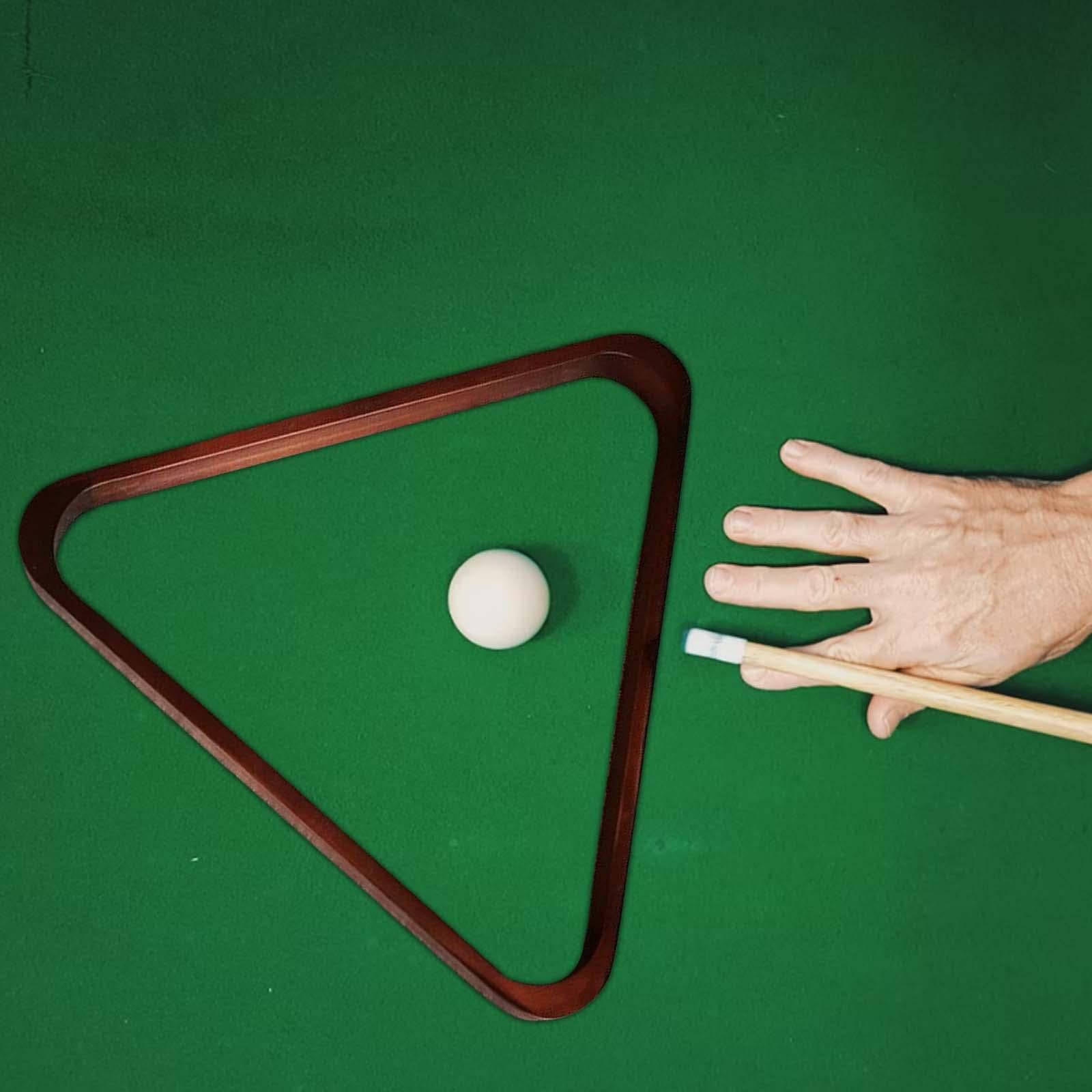 Wood Billiard Triangle Rack, Accessories, 8 Balls, Ball Holder, Diamond Rack, Table Rack, Snooker, Red