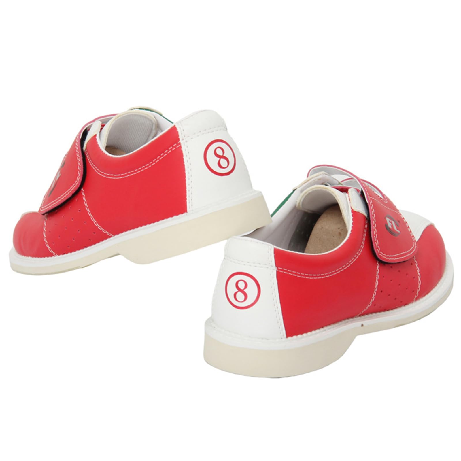 NGARY Zapatos de Bolos sobre césped para Hombres, Zapatos de Cuero para Entrenamiento de Bolos, Zapatos Deportivos Profesionales para Principiantes