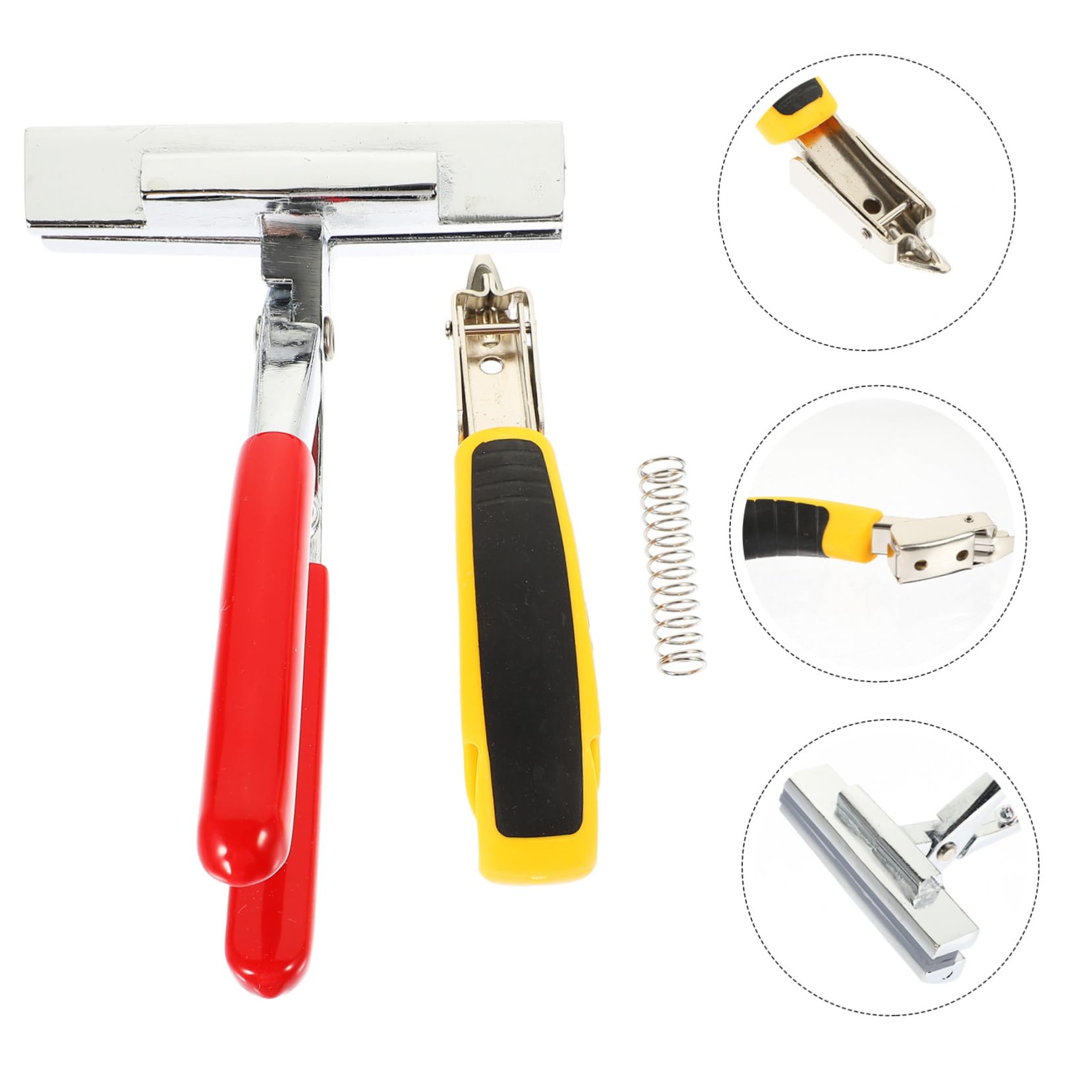 FUNOMOCYA 12-inch Canvas Pliers Set Heavy Duty Staple Remover Staple Puller Tool for Painting Canvas Stretcher Pliers Trim Removal Tools