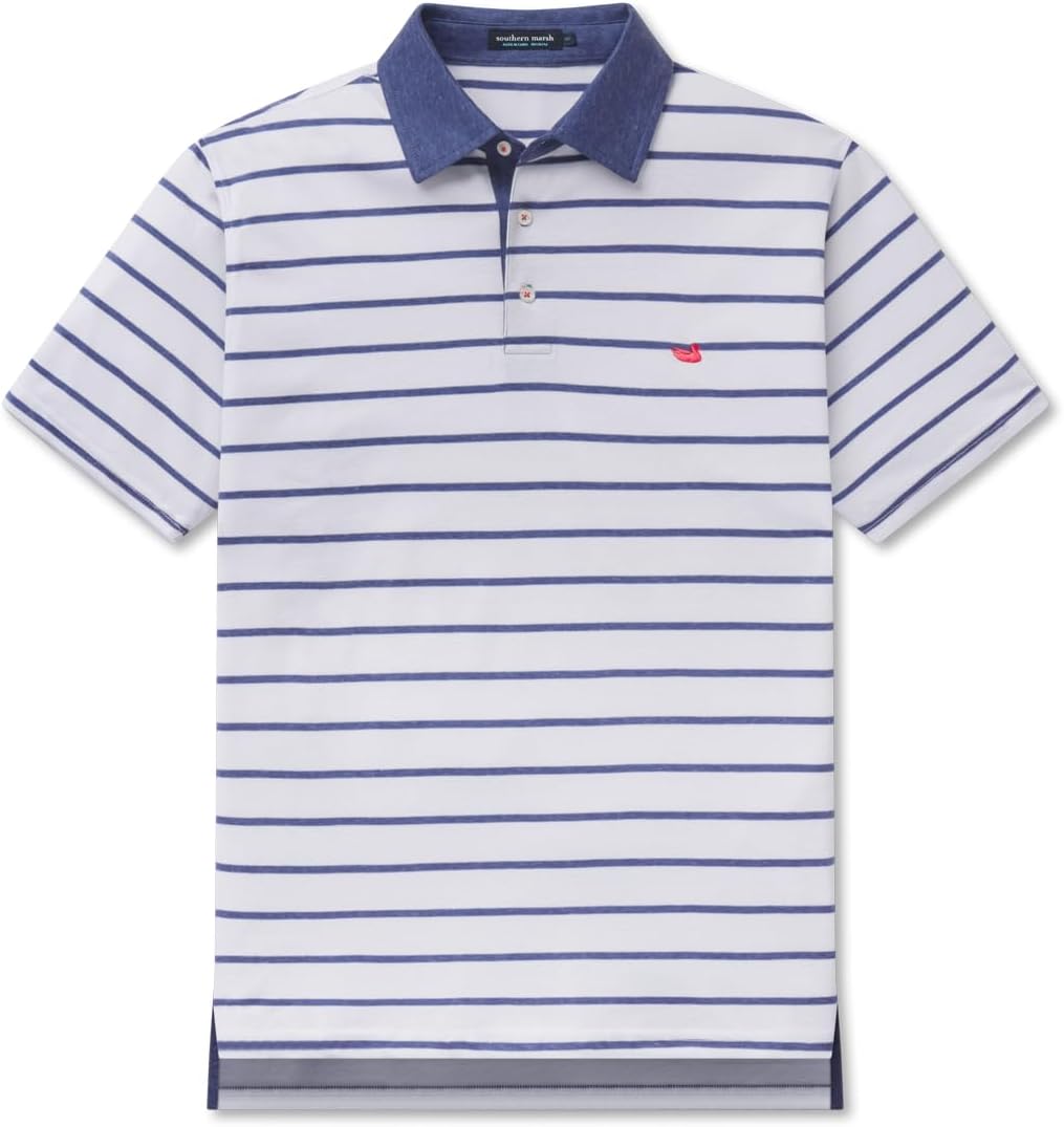 Marina Bay Stripe Polo